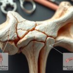 Fáradásos törés és mechanikai feszültségek illusztrációja