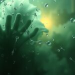 A víz alatti kéz, amely a Folidol környezeti hatásait jelképezi.
