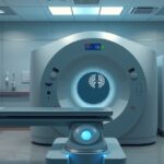 Modern PET-CT berendezés az orvosi képalkotás területén.