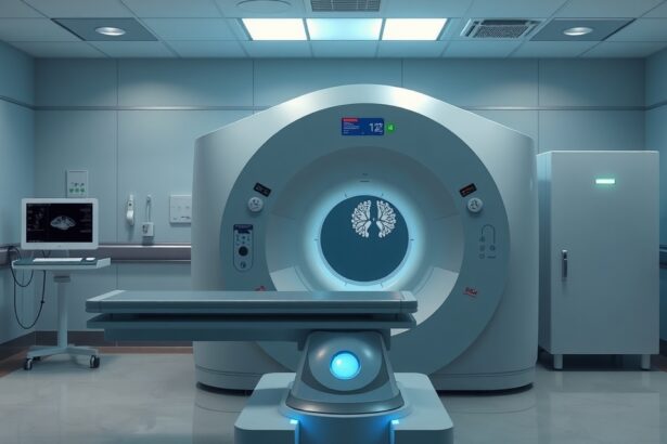 Modern PET-CT berendezés az orvosi képalkotás területén.