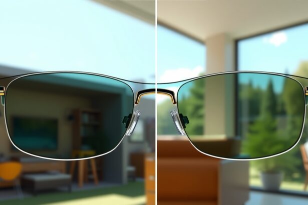 Fotokromatikus lencsék beltéren és szabadban