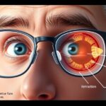 Gyógyszemüveg és szem anatómia; a fény fókuszálása a retinára.