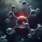 Heroin diacetilmorfin molekula 3D ábrázolása, egészségügyi hatások.