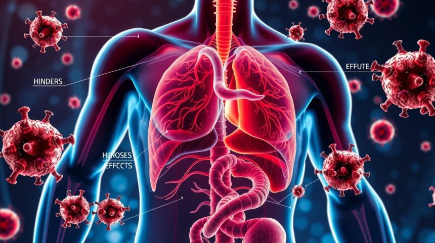 Grafika a férfi hormonok hatásairól és szerepéről az egészségben.