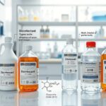 Fertőtlenítőszerek különböző típusai és alkalmazásuk ábrázolása