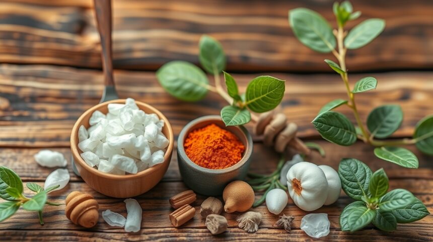 Természetes összetevők inozitol kiegészítőkhöz, egészséges táplálkozás.