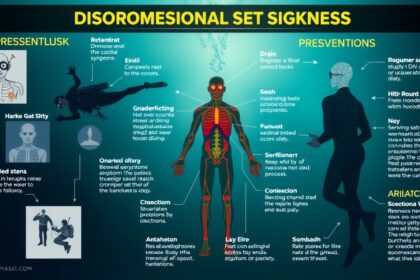 Infografika a keszonbetegségről és megelőzési lehetőségeiről.