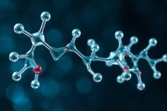 Ketamin molekula 3D ábrázolás, orvosi alkalmazásokhoz