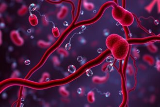 Kép a vérkeringésről, LDL-koleszterinnel kapcsolatosan.