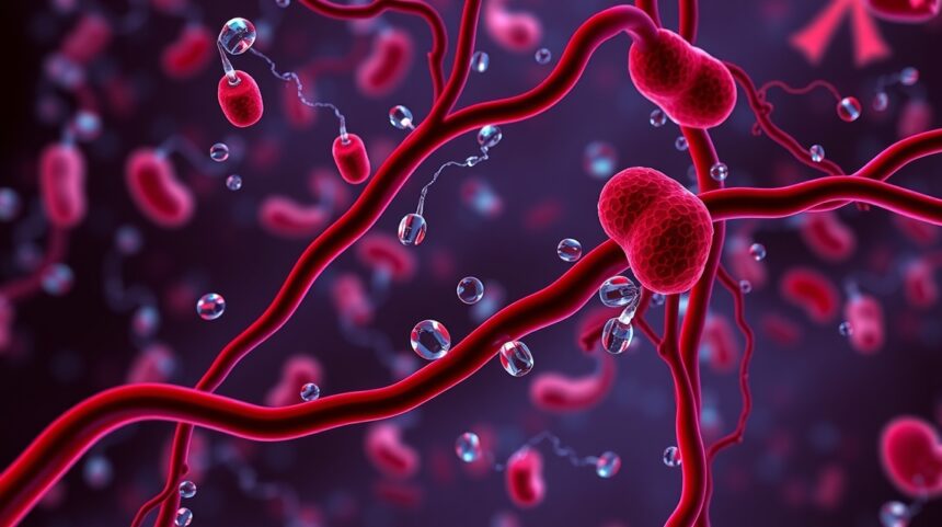 Kép a vérkeringésről, LDL-koleszterinnel kapcsolatosan.