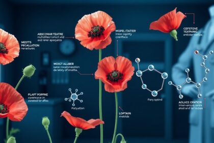 Mák (Papaver) virágok és mákalkaloidok kémiájának bemutatása