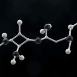 Atropin molekula modell, kémiai szerkezet, gyógyszerhatás