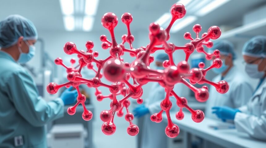 Nitropenton hatóanyag molekula; orvosi kutatás és alkalmazás