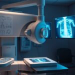 Modern röntgenográfiai berendezés orvosi diagnosztikához