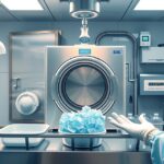 Sterilizáló berendezés a kórházban, mely a fertőtlenítéshez szükséges