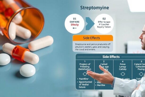 Streptomycin kapszulák és orvos, mellékhatások listázása.
