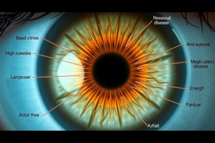 Szemlencse felépítése és betegségei, anatómiai részletek.