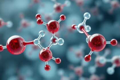 Warfarin molekula és hatásmechanizmus illusztrációja