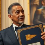 Nobel-díjas tudós Louis Eugène Félix Néel diplomájával