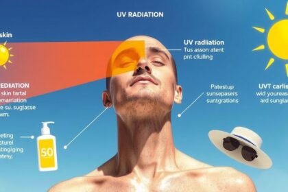 UV sugárzás és bőrvédelem: naptej és napszemüveg használata