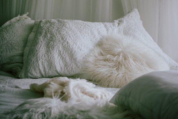 Kényelmes ágyparasztok puha párnákkal és díszpárnákkal.