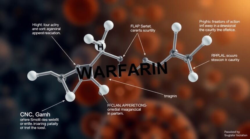 Warfarin molekula szerkezete és hatásmechanizmusa