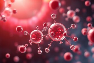 LDL-koleszterin molekulák makrofotóniko képen