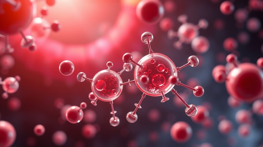 LDL-koleszterin molekulák makrofotóniko képen