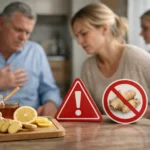 Figyelmeztetés a gyömbér fogyasztására, egészségügyi kockázatokkal.