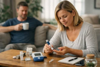 Nő kortizol szint mérése otthon tesztelési eszközzel