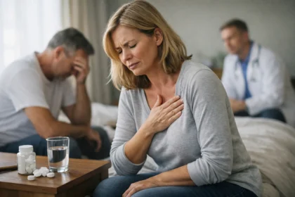 Nő gyomorégéstől szenved, orvosi vizsgálaton vesz részt