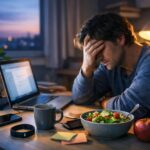 Emberek egyensúlyt keresnek a stresszes hétköznapokban egészséges szokásokkal közösen és tudatosan